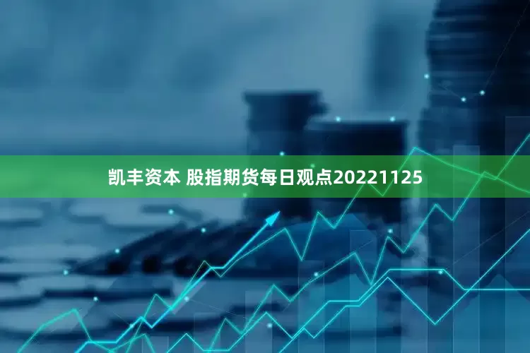 凯丰资本 股指期货每日观点20221125